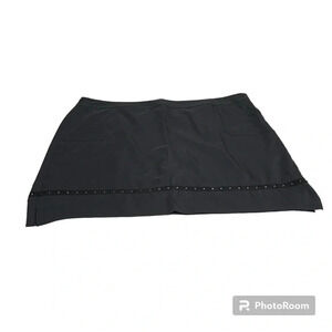 Empowered Performance NWT size 22 black golf skort studded trim